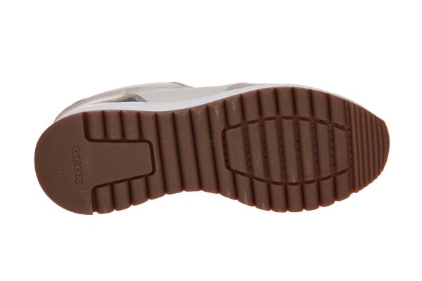 Geox Desya Sneaker Papyrus/Light Gold  (D6500A-C1S2L) - MerkenOutlet