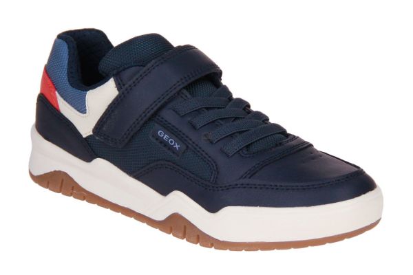 Geox J Perth Velcroschoen Blauw  (J367RE-C4002) - MerkenOutlet