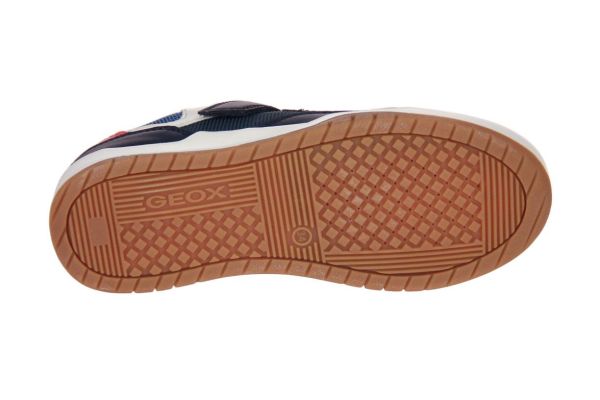 Geox J Perth Velcroschoen Blauw  (J367RE-C4002) - MerkenOutlet