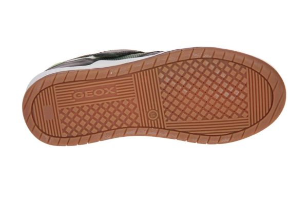 Geox J Perth Velcroschoen Groen  (J367RE-C3009) - MerkenOutlet