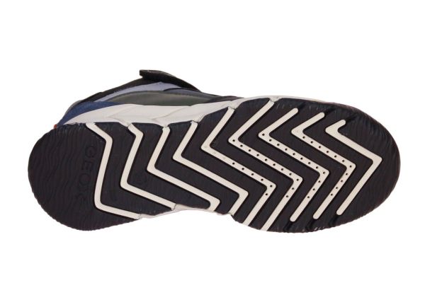 Geox Flexyper Pro Waterproof Zwart-Groene Sneaker  (J56NBA-C0033) - MerkenOutlet