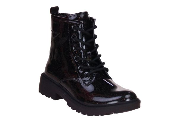 Geox Casey Veterboot Lak Zwart  (J9420G-C9999) - MerkenOutlet