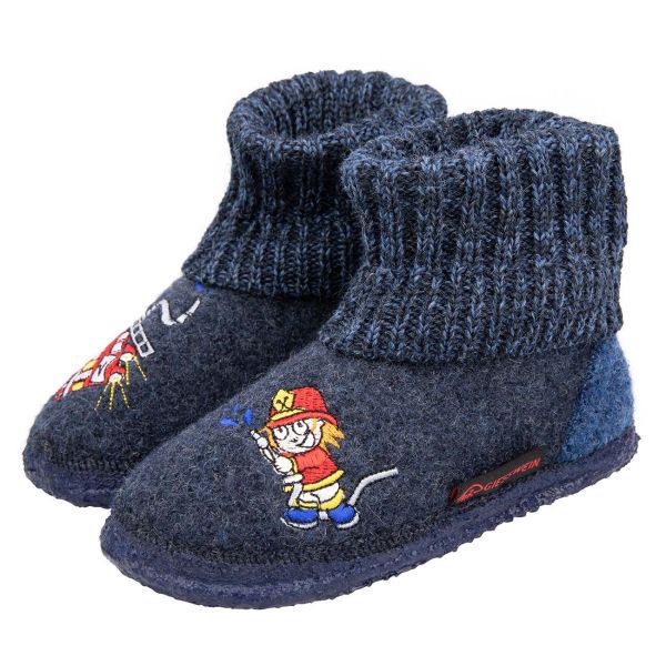 Giesswein Kressbronn Blauwe Pantoffel  (40041-514) - MerkenOutlet