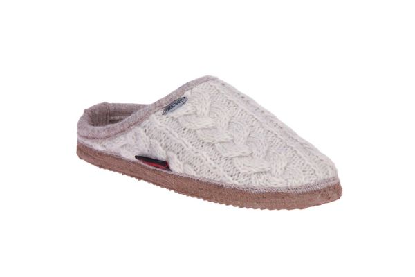 Giesswein Neudau Beige Pantoffel  (42471.204) - MerkenOutlet