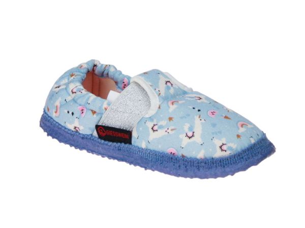 Giesswein Altenried Lichtblauwe Pantoffel  (43073-512) - MerkenOutlet