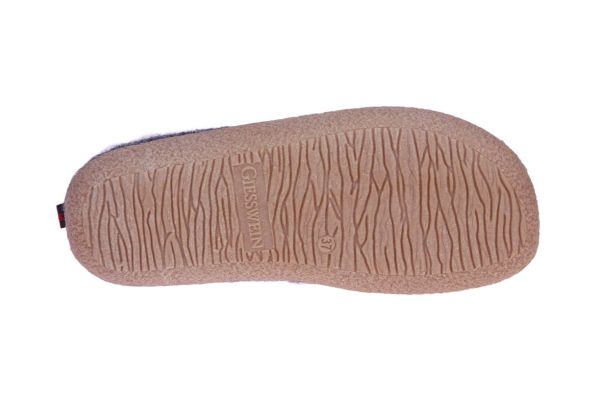 Giesswein Vent Grijze Pantoffel Uitneembare Zool  (47849.019) - MerkenOutlet