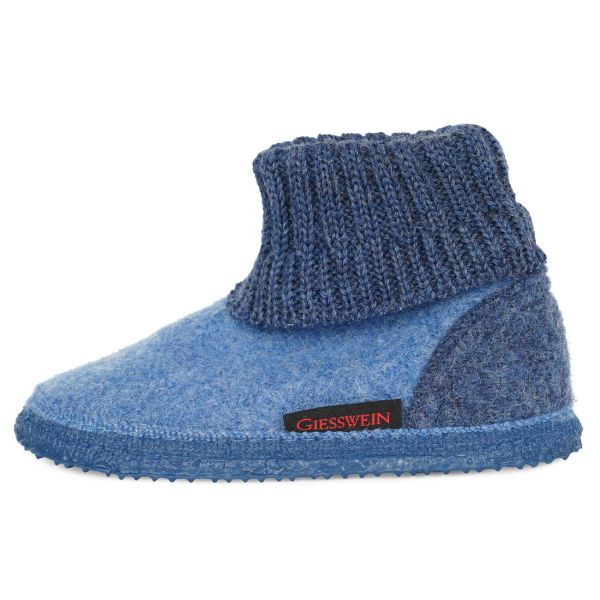 Giesswein Kramsach Kids Blauwe Pantoffel  (49100-547) - MerkenOutlet