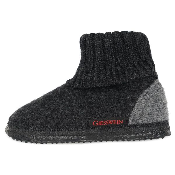 Giesswein Kramsach Kids Donker Grijze Pantoffel  (49100-028) - MerkenOutlet