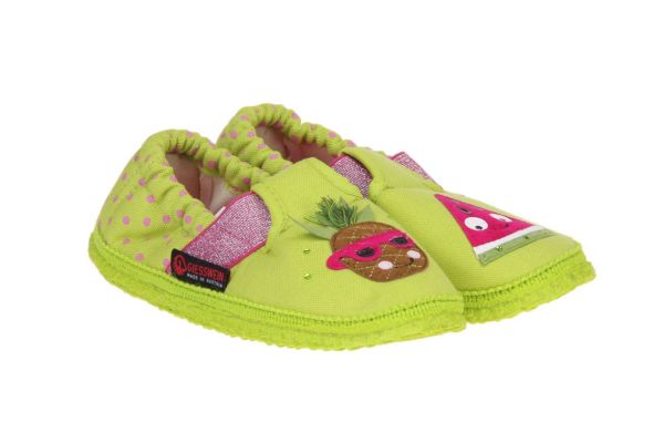 Giesswein Achau Groene Pantoffel  (50078-417) - MerkenOutlet