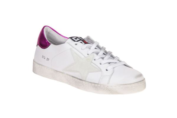 Gio+ Wit-Roze Sneaker  (G874S) - MerkenOutlet