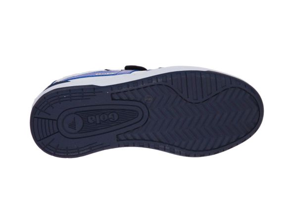 Gola Hawk Strap Wit-Blauwe Sneaker  (CKA336 BLAUW WIT) - MerkenOutlet