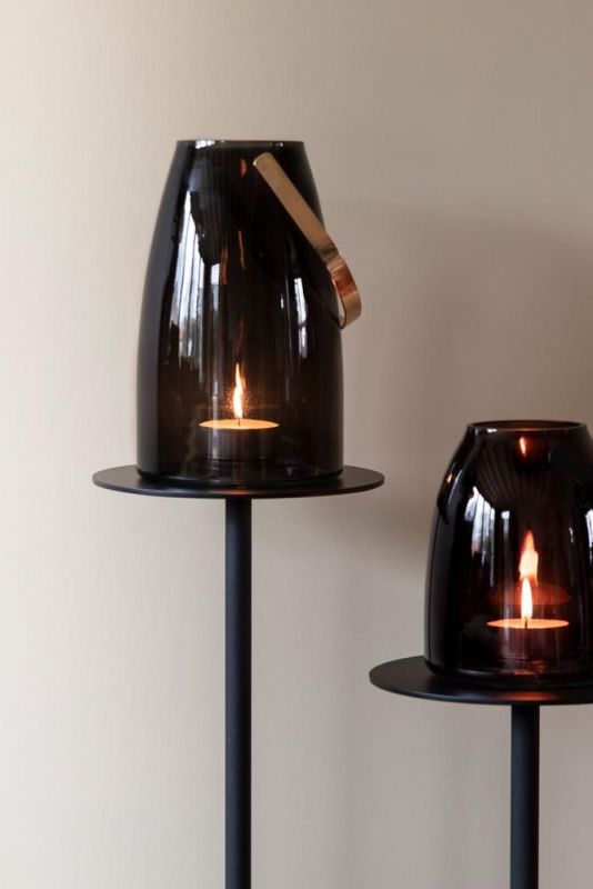 Gusta Kandelaar/Vaas Grijs  (04288260) - MerkenOutlet