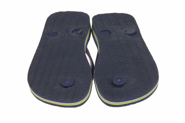 Havaianas Brasil Logo Blauwe Slipper  (4110850PPK-0555) - MerkenOutlet