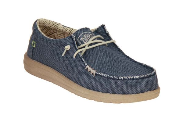 Heydude Wally Braided Blue Night  (HD400003-4NM) - MerkenOutlet