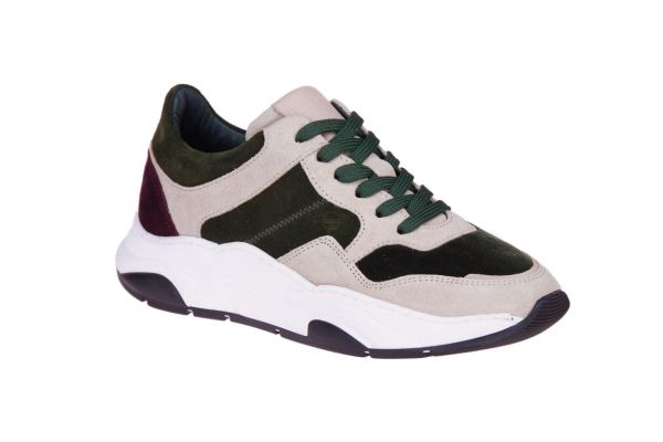 Hip Beige-Groene Sneaker  (H1513) - MerkenOutlet
