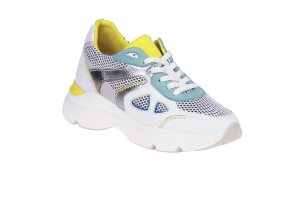 Hip Wit-Zilveren Sneaker  (H1682-30CO) - MerkenOutlet