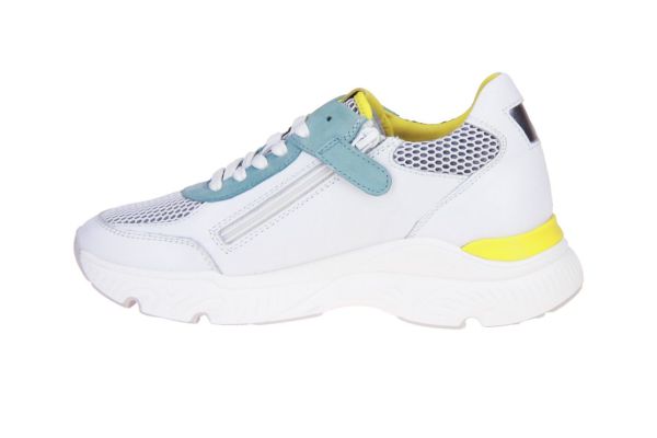 Hip Wit-Zilveren Sneaker  (H1682-30CO) - MerkenOutlet