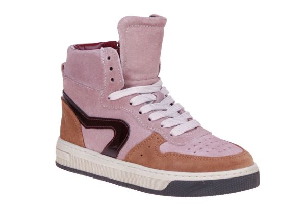 Hip Roze Hoge Sneaker Suède  (H1301-36SU) - MerkenOutlet
