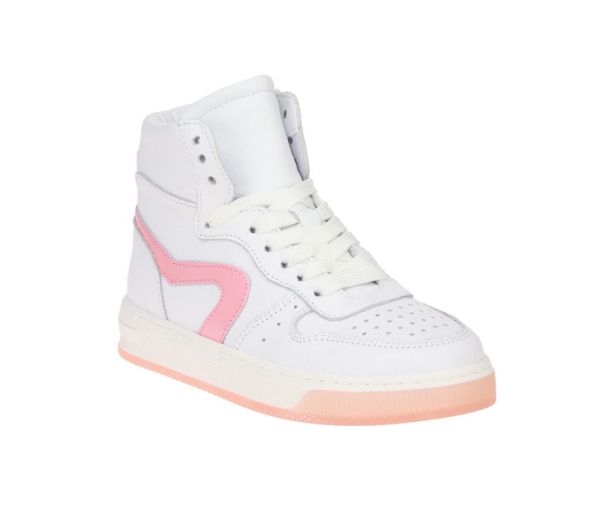 Hip Wit-Roze Hoge Sneaker  (H1301-30CO) - MerkenOutlet