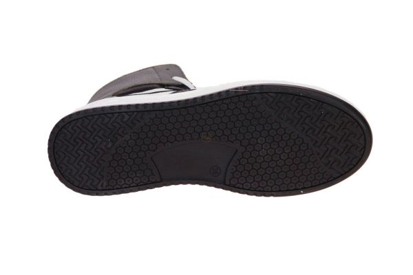 Hip Grijs-Zwarte Hoge Sneaker  (H1012-18CO-EC) - MerkenOutlet