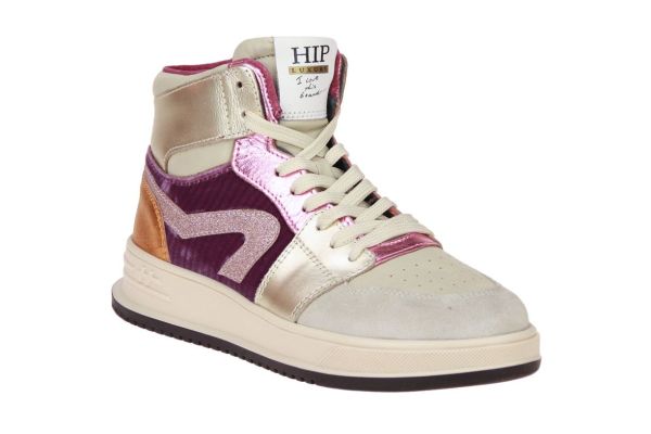 Hip Goud Hoge Sneaker  (H1012-96CO-GC) - MerkenOutlet