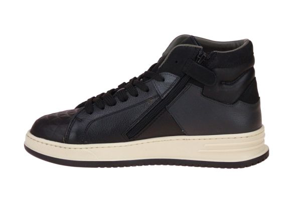 Hip Zwart-Grijs Hoge Sneaker  (H1690-15CO-FC) - MerkenOutlet