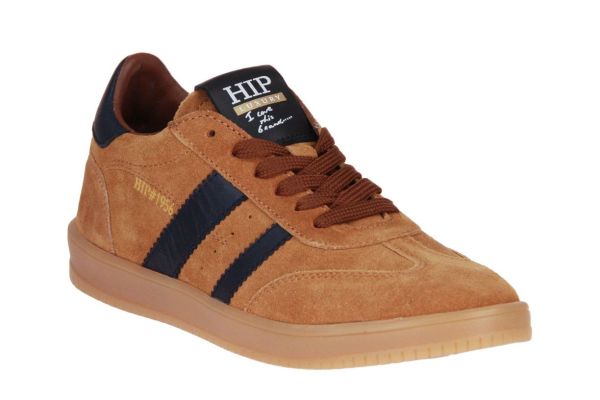 Hip Cognac-Blauwe Sneaker  (H1511 NATUREL) - MerkenOutlet
