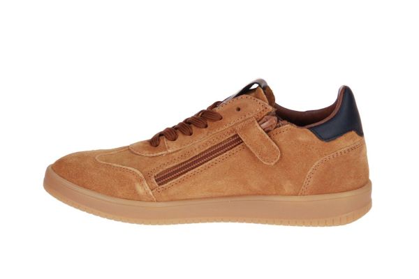 Hip Cognac-Blauwe Sneaker  (H1511 NATUREL) - MerkenOutlet
