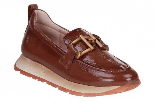 Hispanitas Kansas Moccasin Bruin Lak  (254386-I25) - MerkenOutlet