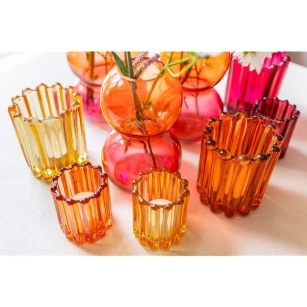 Home Society Candleholder Evie S Ass.3 Multicolor  (853219-980) - MerkenOutlet