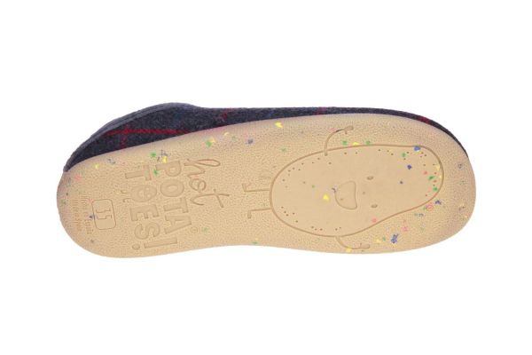 Hot Potatoes Blauw Gesloten Pantoffel  (HP67841-03) - MerkenOutlet