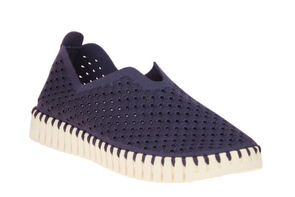 Ilse Jacobsen Tulip Navy Instapper  (TULIP3275 - 600 NAVY) - MerkenOutlet