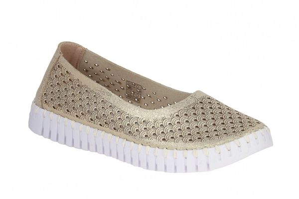 Ilse Jacobsen Tulip 3578 Gouden Sneaker  (TULIP3578-78100 PLATIN WHITE) - MerkenOutlet