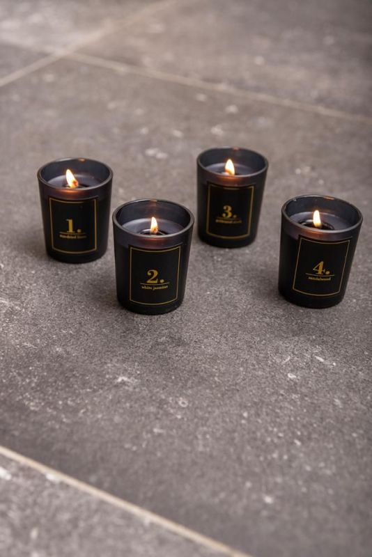 Senza Geurkaarsen Giftbox Zwart  (24837) - MerkenOutlet