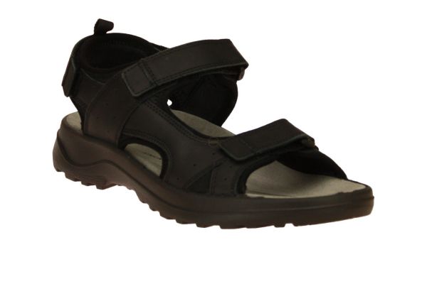 Jomos Zwarte Sandaal  (495-508601) - MerkenOutlet