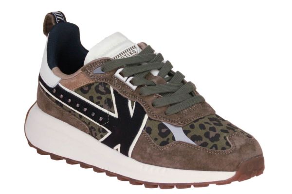 Kaotiko Detroit Glam Khaki Sneaker  (DETROIT KHAKI) - MerkenOutlet