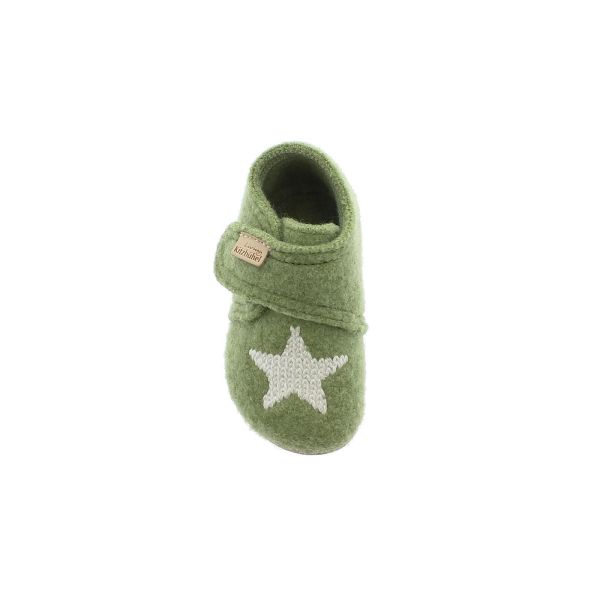 Kitzbuhel Groene Pantoffel Ster  (3416-0414) - MerkenOutlet
