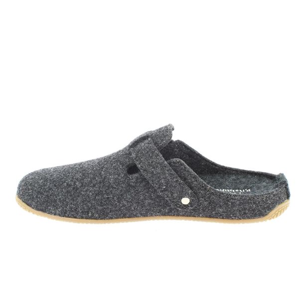 Kitzbuhel Grijze Pantoffel Uitneembaar Voetbed  (4238-0600) - MerkenOutlet