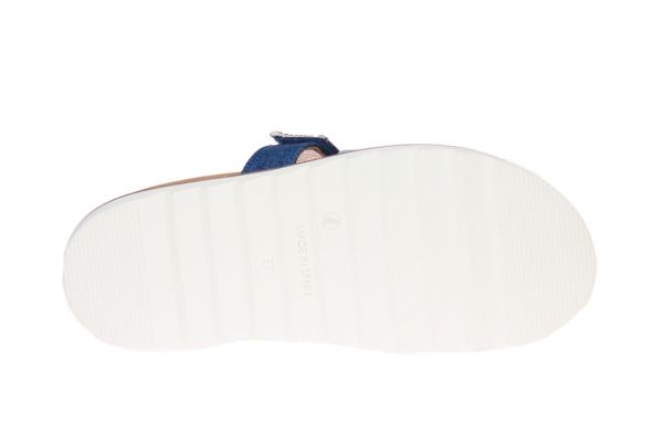 KMB Slipper Jeansblauw  (A6162 CAMEL JEANS) - MerkenOutlet