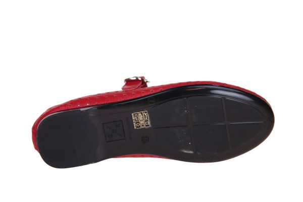 KMB Ballerina Rood  (A7642-RED) - MerkenOutlet