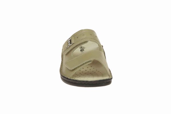 La Plume Beige pantoffel Perlato  (738-2412R/beige) - MerkenOutlet