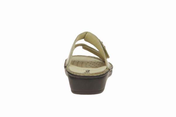 La Plume Beige pantoffel Perlato  (738-2412R/beige) - MerkenOutlet