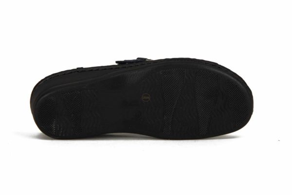 La Plume Blauwe pantoffel Nappa  (738-2412R/BLEU) - MerkenOutlet