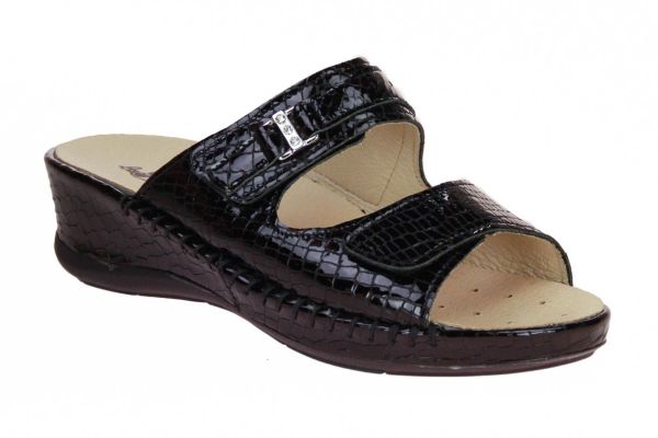 La Plume Zwarte Slipper  (738-1963R) - MerkenOutlet