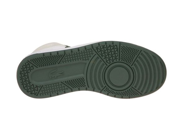 Lacoste L001 Mid Wit-Groene Sneaker  (L001 MID-WHT/GRN) - MerkenOutlet
