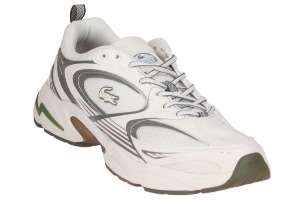 Lacoste Men Storm 96 Sneaker Offwhite-Kaki  (750SMA01712R1) - MerkenOutlet