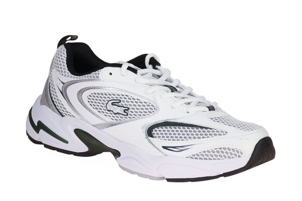 Lacoste Storm 96 Wit-Groene Sneaker  (749SMA00211R561) - MerkenOutlet