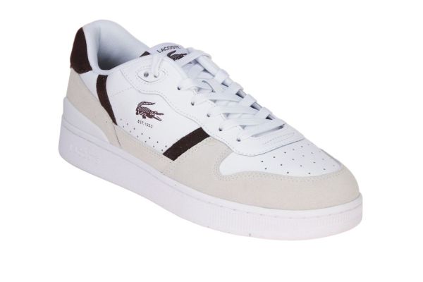 Lacoste T-Clip Set Sneaker Wit-Bruin  (751SMA0168-V0661) - MerkenOutlet