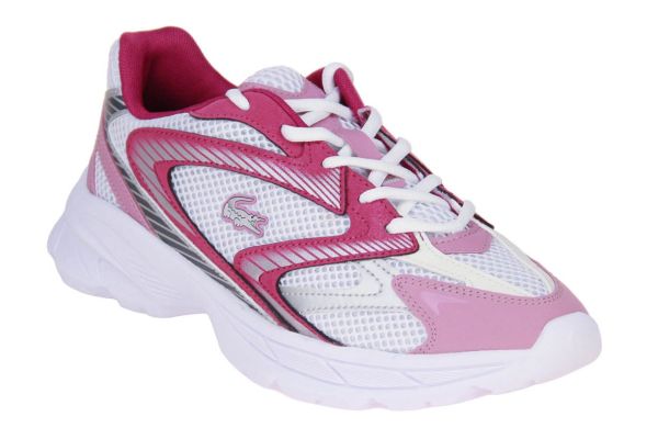 Lacoste L003 Neo Shot Junior White/Dark Purple  (751SUJ00111S661) - MerkenOutlet