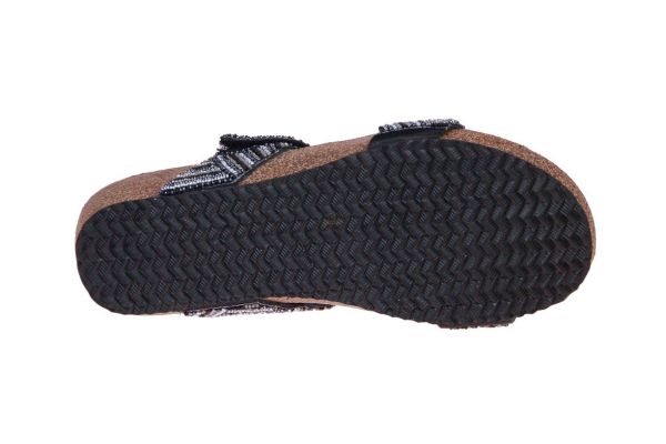 Lazamani Zwarte Slipper  (75497-BLACK) - MerkenOutlet